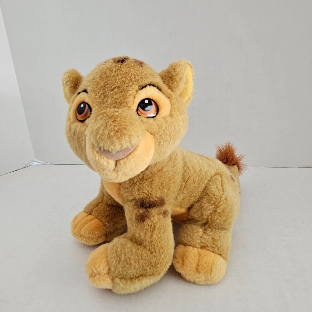 Disney Store Lion King Simba Plush 8 Inch Stuffed Animal Toy